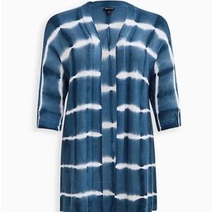 TORRID CARDIGAN  TIE DYE SIZE 2X